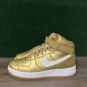 Nike Air Force 1 High ‘Metallic Gold’ Size 9.5